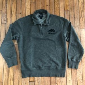 ROOTS Quarter Zip Sweater